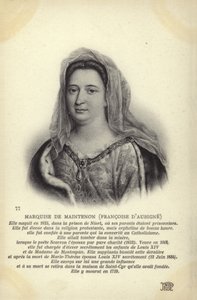 Franciszka d Aubigne autorstwa French School