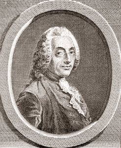 François-Augustin de Paradis de Moncrif, 1687-1770. Francuski pisarz i poeta. Z Les Heures Libres opublikowanego w 1908 roku. autorstwa French School