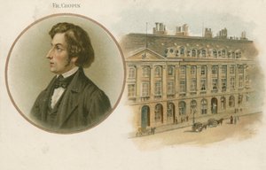 Fryderyk Chopin, polski, kompozytor i wirtuoz pianista autorstwa French School