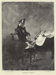 Fryderyk Chopin, polski pianista i kompozytor autorstwa French School