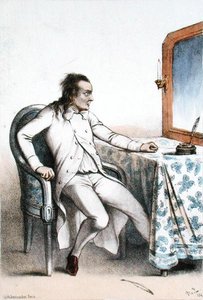 Frederick Lemaitre (1800-76) w roli Georgesa Maurice