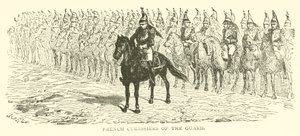 Francuskie Curassiers gwardii (rycina) autorstwa French School