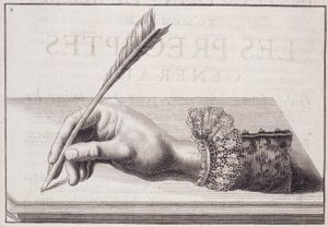 Kaligrafia francuska: „”L