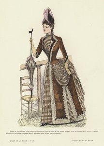 Francuski talerz mody, 1885-86 autorstwa French School