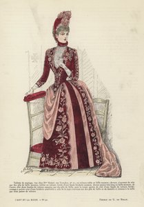 Francuski talerz mody, 1885-86 autorstwa French School