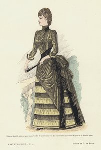 Francuski talerz mody, 1885-86 autorstwa French School
