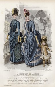 Francuski talerz modowy, koniec XIX wieku autorstwa French School