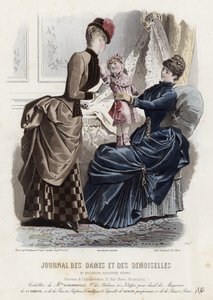Francuski talerz modowy, koniec XIX wieku autorstwa French School