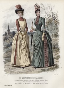 Francuski talerz modowy, koniec XIX wieku autorstwa French School