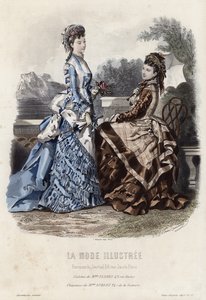 Francuski talerz modowy, koniec XIX wieku autorstwa French School
