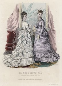 Francuski talerz modowy, koniec XIX wieku autorstwa French School