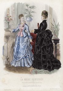 Francuski talerz modowy, koniec XIX wieku autorstwa French School