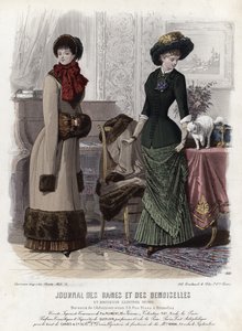 Francuski talerz modowy, koniec XIX wieku autorstwa French School