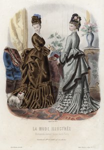 Francuski talerz modowy, koniec XIX wieku autorstwa French School