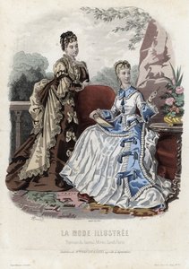 Francuski talerz modowy, koniec XIX wieku autorstwa French School