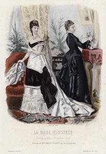 Francuski talerz modowy, koniec XIX wieku autorstwa French School