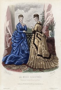 Francuski talerz modowy, koniec XIX wieku autorstwa French School