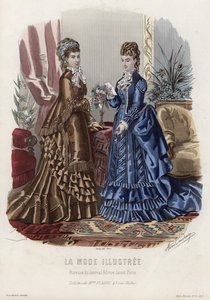 Francuski talerz modowy, koniec XIX wieku autorstwa French School