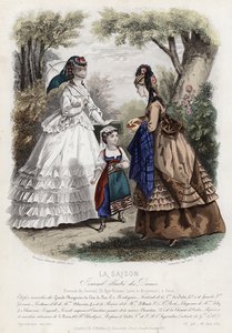 Francuski talerz modowy, koniec XIX wieku autorstwa French School