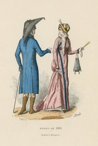 Francuska moda z 1804 r autorstwa French School