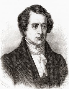 Francuski matematyk Dominique Francois Jean Arago, vel Francois Arago, z Les Merveilles de la Science, wyd. 1870 autorstwa French School