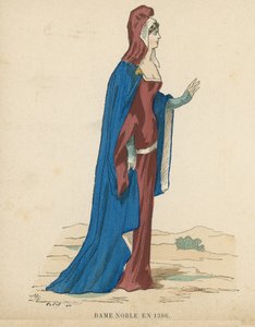 Francuska szlachcianka, 1386 autorstwa French School
