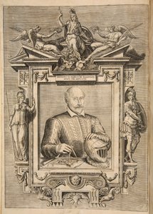 Frontispiece, z The Diverse Et Artificiose Machine autorstwa kapitana Agostino Ramelli, wyd. 1588 autorstwa French School