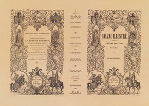 Frontyspis La Peau de Chagrin, z ilustrowanej edycji dzieł Honore de Balzac (1799-1850) autorstwa Delloye i Lecou, 1838 autorstwa French School