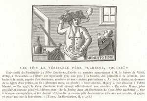 Frontyspis Le Pere Duchesne, lata 1790 autorstwa French School