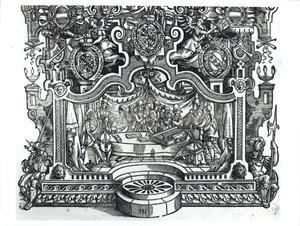Frontyspis Mesów Rolanda de Lassusa (1532-94), 1589 autorstwa French School