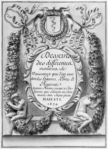 Frontyspis do projektów różnych rodzajów statków... od Nantes do Bayonne..., 1679 autorstwa French School