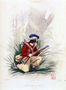 Brat wybrzeża (XVII w.) - w „Historii piratów i korsarzy Oceanu i Morza Śródziemnego” P. Christiana, Paryż, D. Cavaillés wyd. Tom 2 1847 autorstwa French School