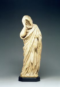 Pomnik nagrobny żałobnika, ok.1450 (alabaster)