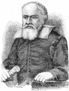 GALILEO GALILEI (1564-1642) (grawerunek) autorstwa French School