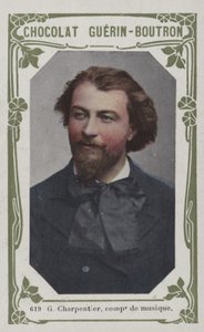 G Charpentier, kompozytor muzyki (kolorowe zdjęcie) autorstwa French School