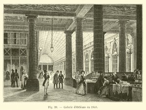 Galerie dOrleans w 1840 r. autorstwa French School