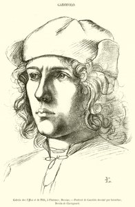 Galeria Uffizi i Pitti we Florencji (grafika) autorstwa French School