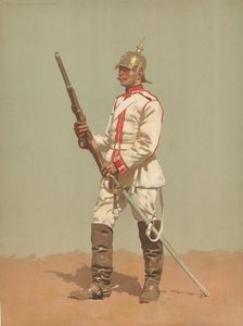 Garde Kuirassir w Feldrustung autorstwa French School