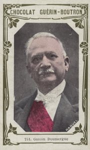 Gaston Doumergue (kolorowe zdjęcie) autorstwa French School