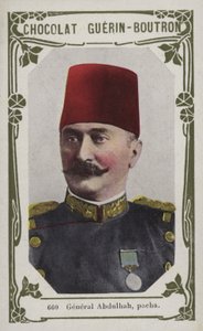 Generał Abdulhah, pacha (kolorowe zdjęcie) autorstwa French School