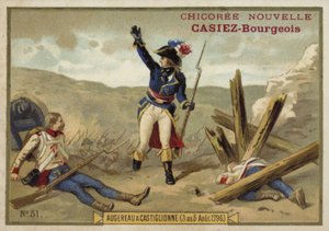 Generał Augereau w bitwie pod Castiglione we Włoszech, francuskie wojny rewolucyjne, 3-5 sierpnia 1796 r autorstwa French School
