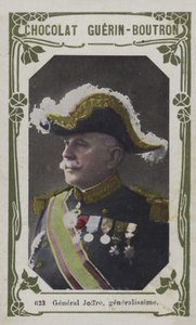 Generał Joffre, najbardziej ogólny (kolorowe zdjęcie) autorstwa French School