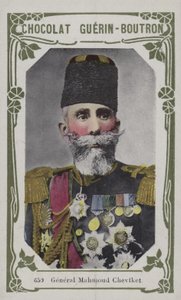 Generał Mahmoud Chevfket (kolorowe zdjęcie) autorstwa French School