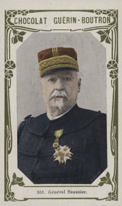 Generał Saussier (kolorowe zdjęcie) autorstwa French School