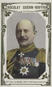 Generał de Moltke, niemiecki szef sztabu (kolorowe zdjęcie) autorstwa French School