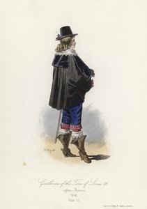 Dżentelmen z czasów Ludwika XIII Francji autorstwa French School