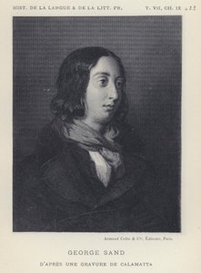 George Sand (lito) autorstwa French School
