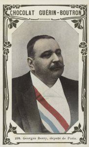 Georges Berry, poseł z ramienia Paryża (kolorowe zdjęcie) autorstwa French School