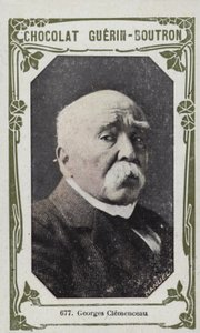 Georges Clemenceau (kolorowe zdjęcie) autorstwa French School