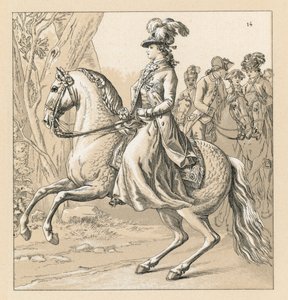 Niemcy XVII-XVIII wiek kostium autorstwa French School